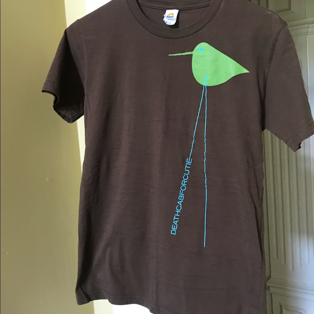 Death Cab for Cutie tour shirt, brown, worn once